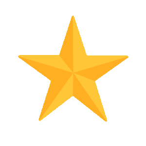 yellow, star