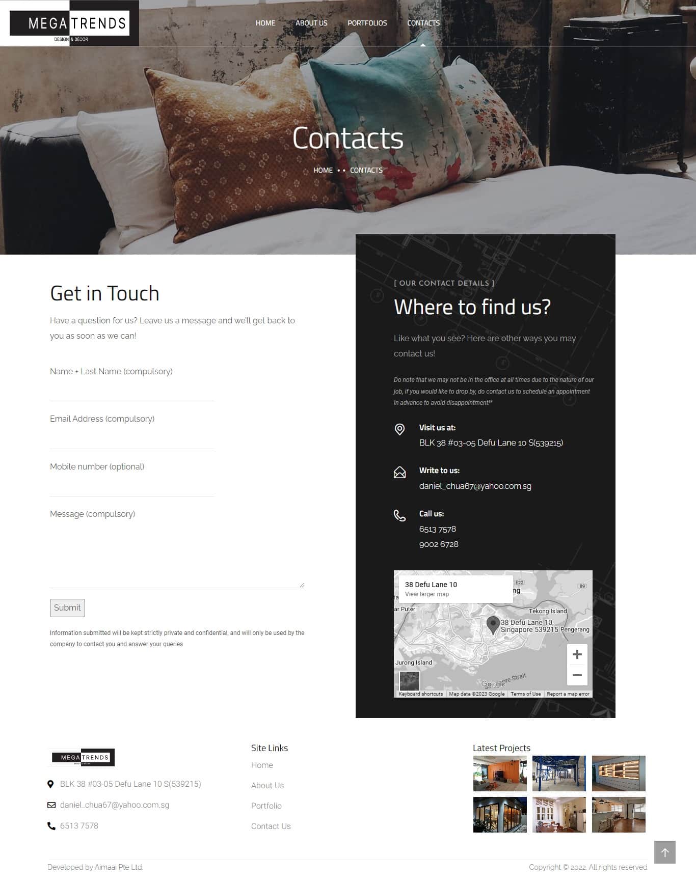 A black and white template-based web development for a hotel.