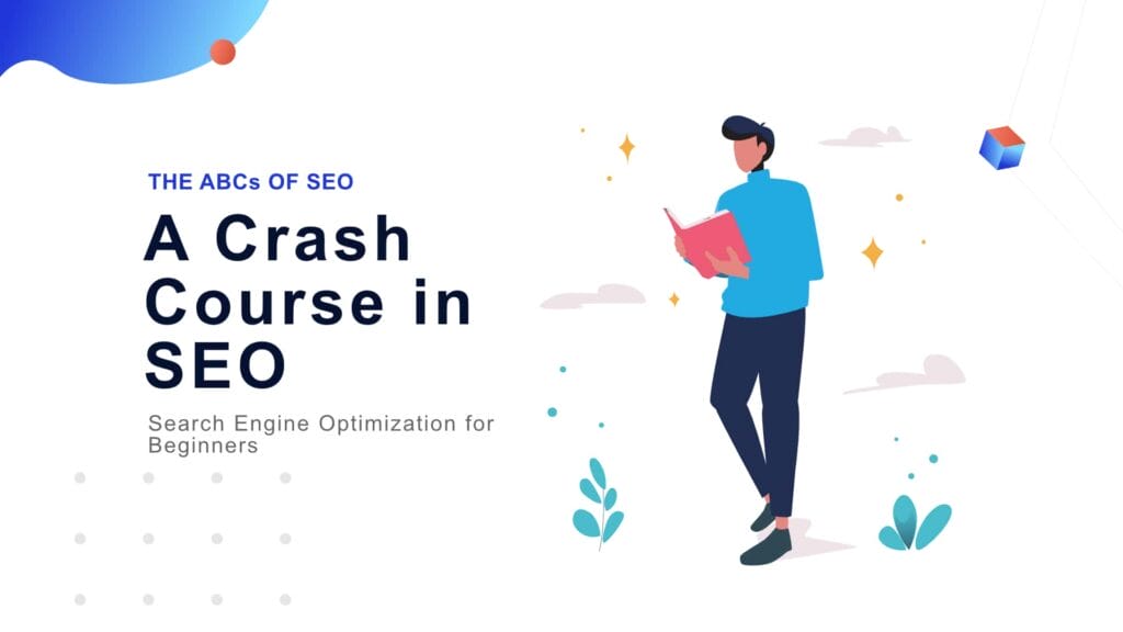 A crash course in SEO for beginners, focusing on improving site speed and obtaining high-quality backlinks.
